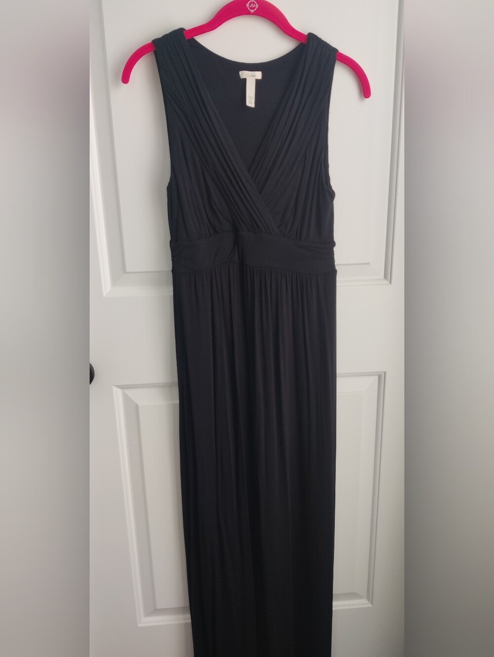 Soma Classic Black Sleeveless Maxi Dress - Elegant Everyday Style